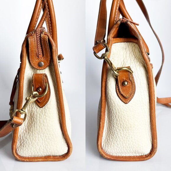 Dooney & Bourke All Weather Leather Shoulder Satchel Style R21 Bone Tan … - Picture 5 of 12